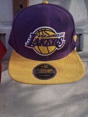 New Era Los Angeles Lakers Purple & Yellow Snapback Hat